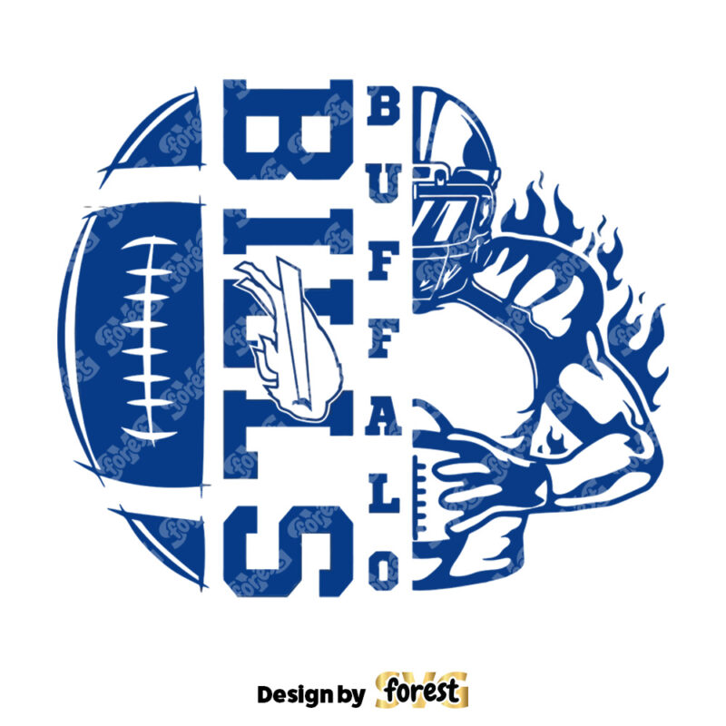 Buffalo Bills Football Player SVG Digital Download 0