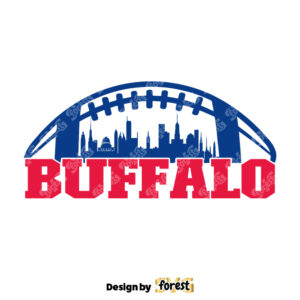 Buffalo Football Skyline SVG Digital Download 0