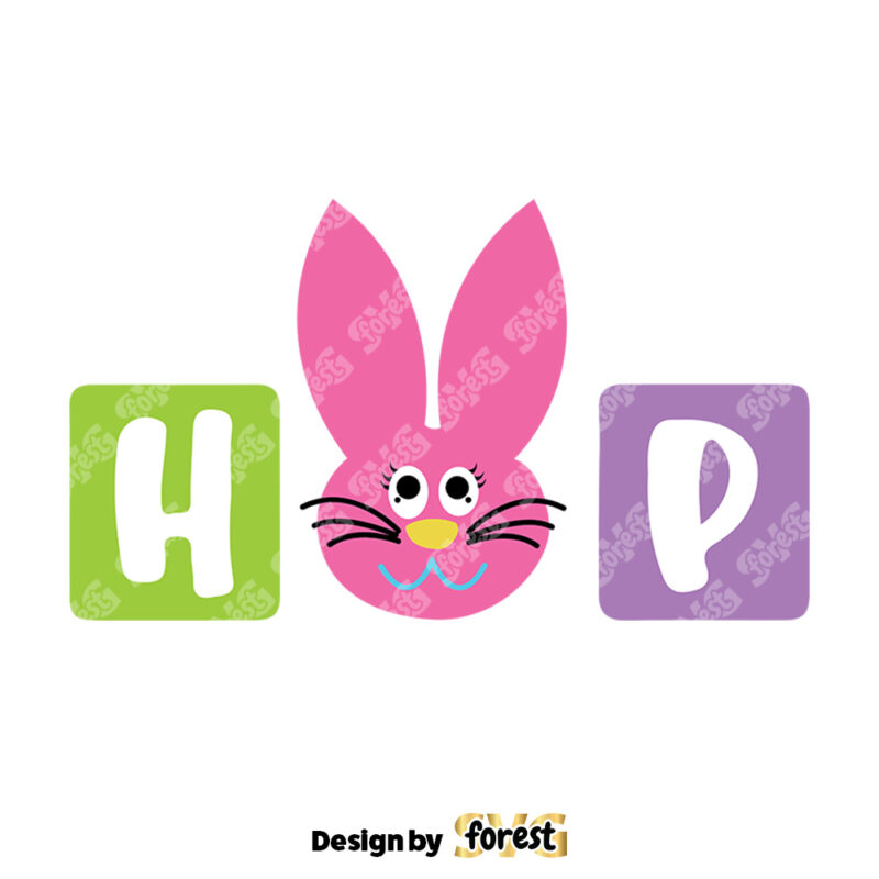 Bunny Hope Easter SVG Bunny SVG Easter Rabbit SVG 0
