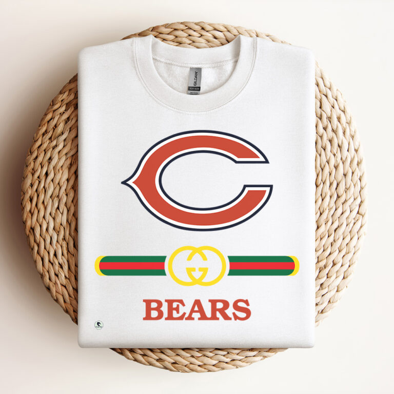 Chicago Bears Gucci Fashion PNG Design 2
