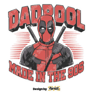 Dadpool Made In the 90S Funny Marvel Dad SVG