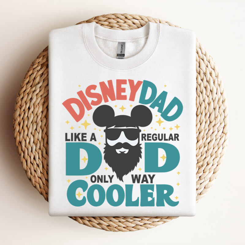 Disney Dad Like A Regular Dad Happy Fathers Day SVG Design