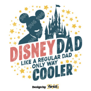 Disney Dad Like A Regular Dad Magical Castle SVG