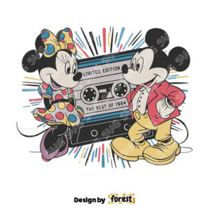 Disney the Best Of 1984 Cassette Birthday SVG