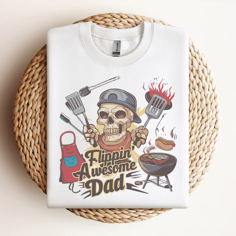 Flippin Awesome Dad Master Chef SVG Design