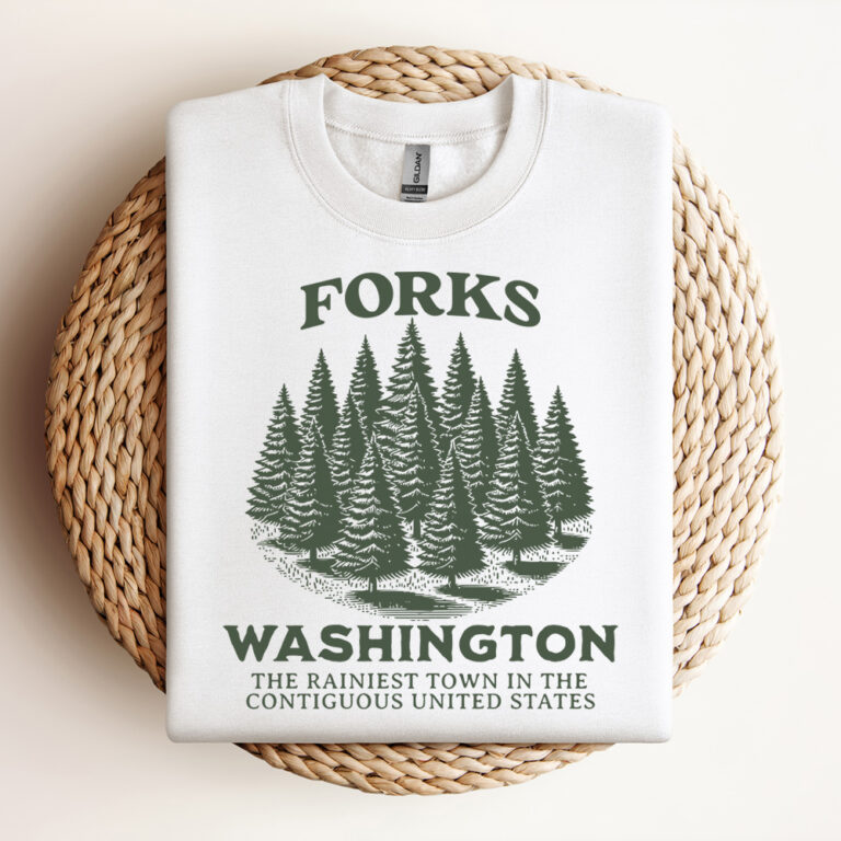 Forks Washington SVG Twilight SVG Outdoors SVG Digital Design For T Shirts Stickers Tote Bags Vintage SVG Design