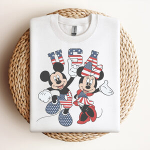 Fourth Of July SVG 4th Of July SVGmickey And Minnie Happy Independence Day Design