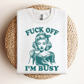 Fuck Off IM Busy SVG Trendy Bookish SVG Pin Up Bookish SVG Bookish SVG Book Reader Book Lover Vintage SVG Design