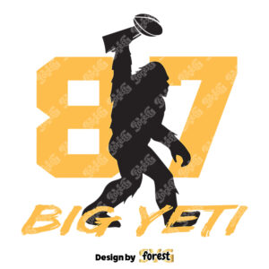 Funny 87 Kansas City Bigfoot Big Yeti SVG 0