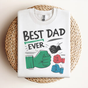 Funny Best Dad Ever Fathers Fist SVG Design