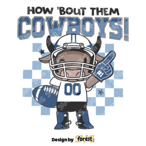 Funny How Bout Them Cowboys SVG 0