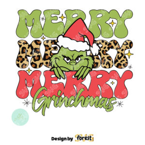 Funny Merry Grinchmas SVG