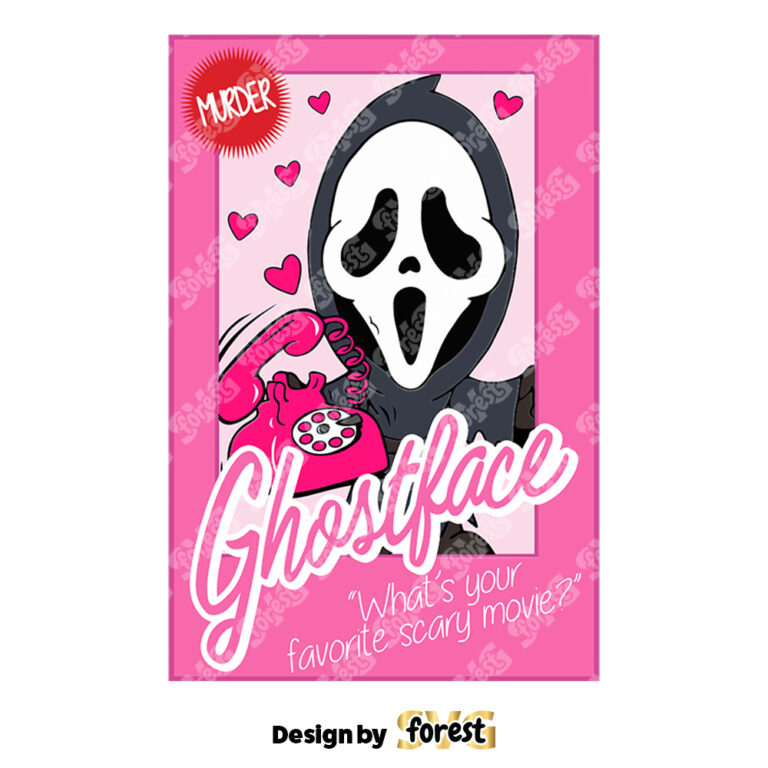 Ghostface PNG Chibi Horror Dolls PNG Set Horror Characters PNG Pink Doll PNG Horror PNG 0
