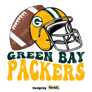 Green Bay Packers Helmet Football SVG Digital Download 0