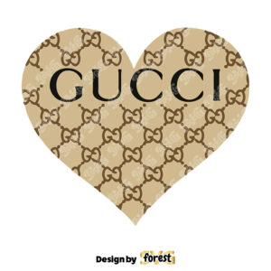 Gucci Heart Valentine SVG Gucci Brand Logo SVG Gucci Logo 0
