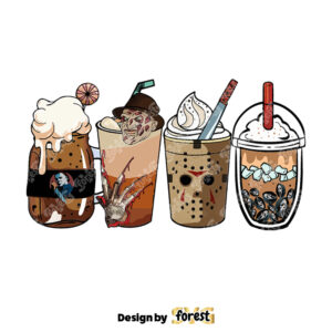 Halloween Coffee PNG Harry Fall Coffee PNG Villains Latte 0