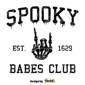 Halloween SVG Spooky Babes SVG Salem SVG Witchy Designs Witch SVG Vintage SVG