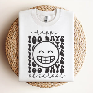 Happy 100 Days Of School SVG Happy 100 Days 100 Days SVG School Shirt SVG Design