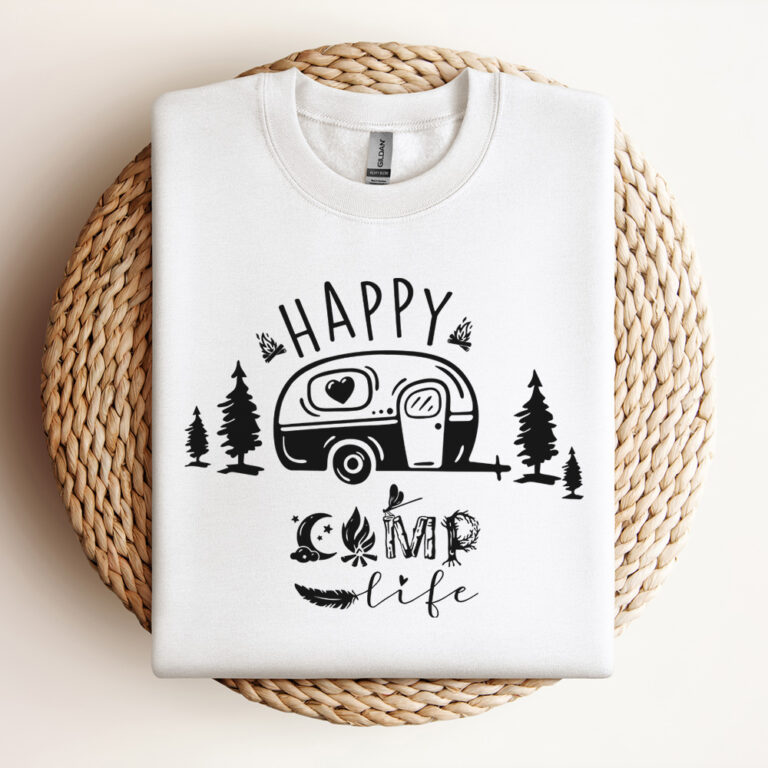 Happy Camp Life SVG Camping SVG Camp Life SVG Camp Shirt 2