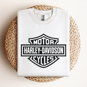 Harley Davidson SVG Black Silhouette SVG Cut Files PNG EPS DXF 2