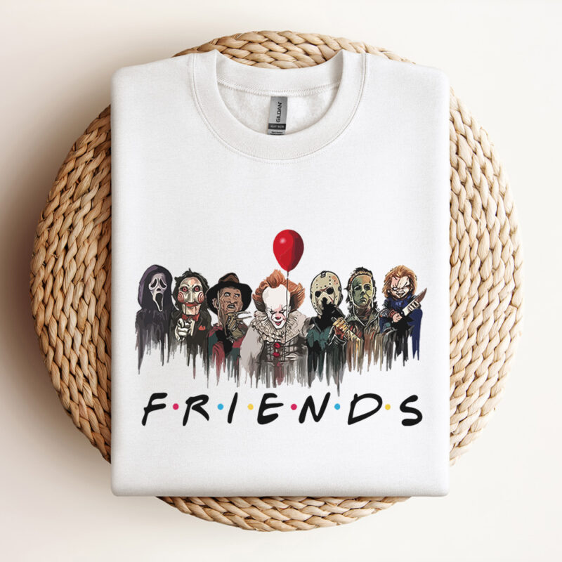 Horror Movie Friends PNG Friends Halloween PNG Horror Movies PNG Friends PNG 2