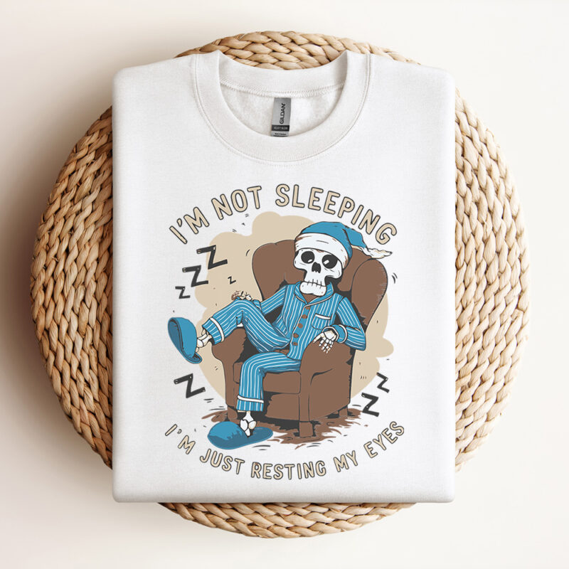 I Am Not Sleeping Happy Fathers Day SVG Design