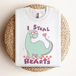 I Steal Heart Dinosaur Cute PNG Tshirt Design 2