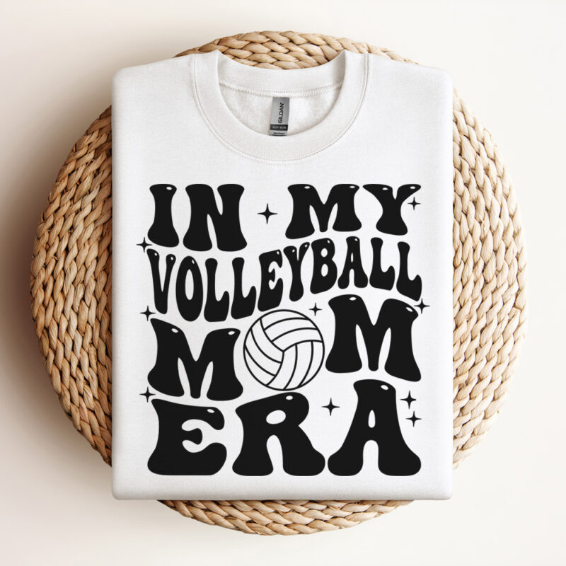 In My Volleyball Mom Era SVG Volleyball Mom SVG Volleyball SVG Mom SVG Design