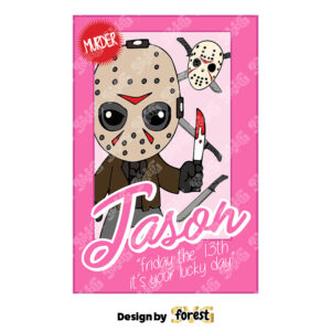 Jason PNG Chibi Horror Dolls PNG Set Horror Characters PNG 0