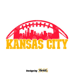 Kansas City Football Skyline SVG Digital Download 0