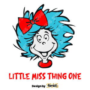 Little Miss Thing One SVG Dr Seuss SVG Dr Seuss Clipart Dr Seuss Birthday Dr Seuss Cat SVG 0