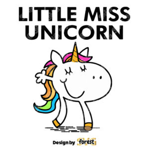 Little Miss Unicorn SVG Unicorn SVG Funny Unicorn SVG 0