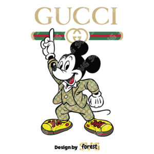 Logo Gucci Brand SVG Fashion Brand SVG Gucci Mickey SVGGucci Logo Silhouette SVG 0