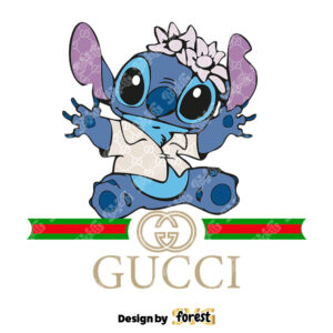 Logo Gucci Stitch Disney Brand SVG Fashion Brand SVG 0