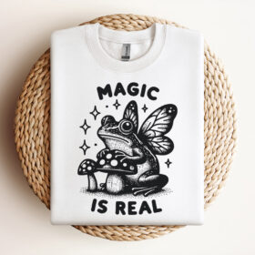 Magic Is Real SVG Magic Frog SVG Digital Design For T Shirts Stickers Tote Bags Vintage SVG Design