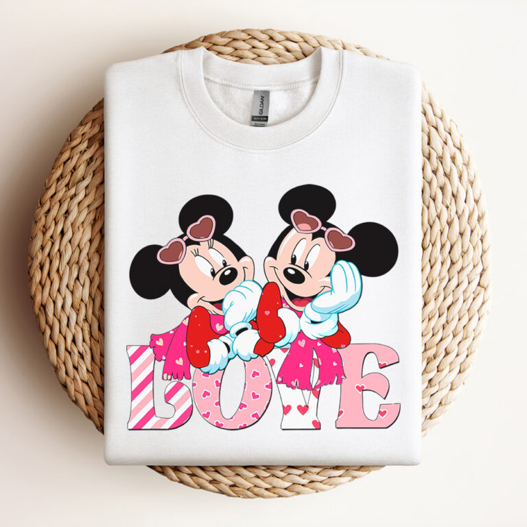 Mickey Minnie Love Valentine SVG 2