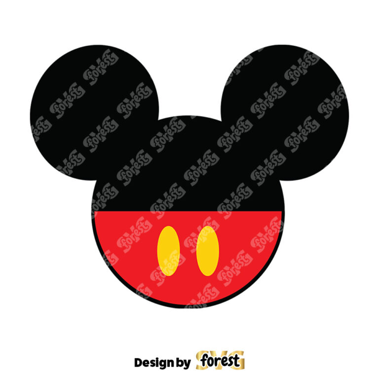 Mickey Mouse Head SVG Disney Family SVG Minnie SVG 0