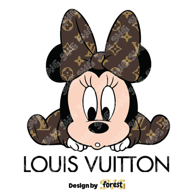 Mickey Mouse Louis Vuitton SVG Mickey Lv Logo SVG 0