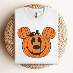 Mickey Pumpkin Head SVG Halloween Pumpkin Mouse Head SVG 2