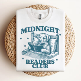 Midnight Readers Club Dog SVG Dog Trendy Bookish SVG Cute Bookish SVG Bookish SVG Book Lover SVG Vintage SVG Design