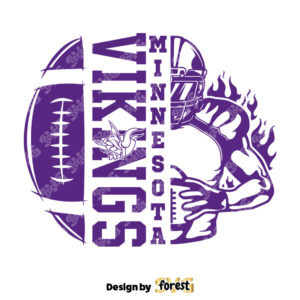 Minnesota Vikings Football Player SVG Digital Download 0