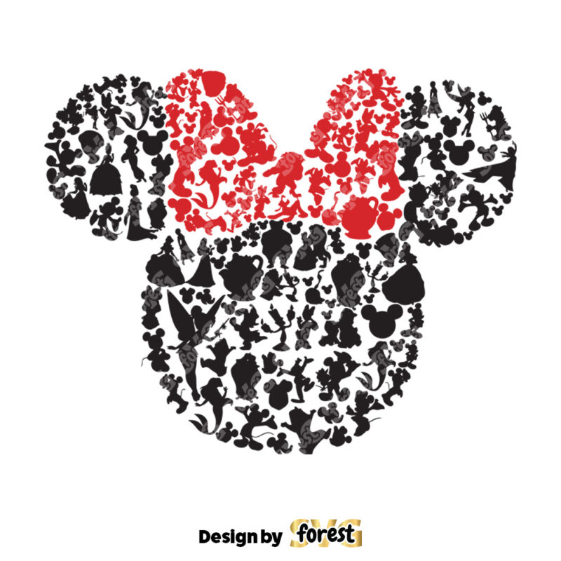 Minnie Head SVG Mickey Mouse SVG Disney SVG Mickey Minnie 0
