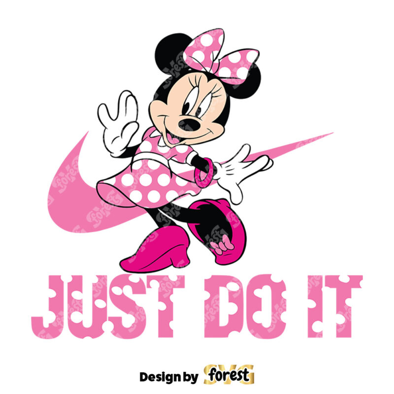 Minnie Just Do It Logo SVG Minnie Just Do It SVG Just Do It SVG 0