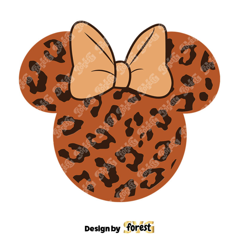 Minnie Mouse Cheetah SVG Disney SVG Disney Castle SVG 0