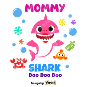 Mommy Shark SVG Shark Family SVG Baby Shark SVG Shark Doo Doo Doo SVG Shark 0