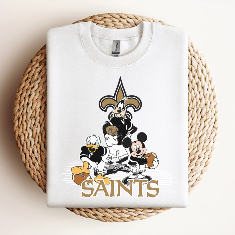 Nfl Mickey And Minnie Mouse New Orleans Saints SVG Nfl Mickey 2