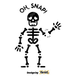 Oh Snap SVG Halloween SVG Skeleton SVG Funny Skeleton SVG Broken Leg SVG Halloween SVG 0