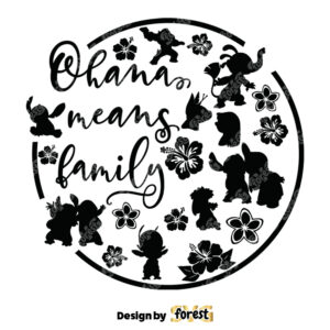 Ohana Means Family SVG Disney SVG Disney Castle SVG 0