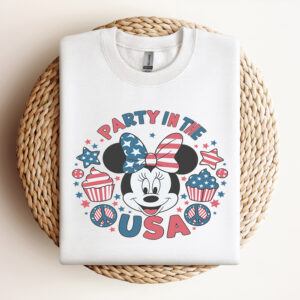 Party In the USA 4th Of July Minnie SVG Design