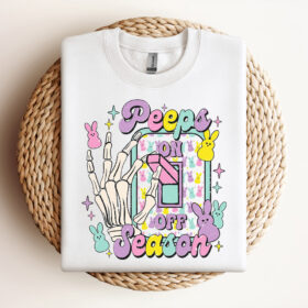 Peeps Season Mode On SVG Easter SVG Easter Bunny SVG Easter Shirt SVG Retro Easter SVG Design